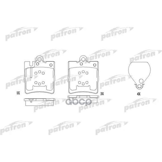Купить КОЛОДКИ ТОРМОЗНЫЕ ДИСКОВЫЕ ЗАДН PBP1322