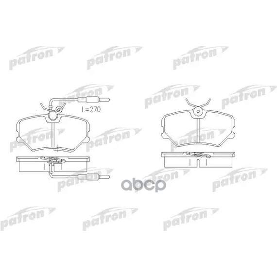 Купить ДИСКОВЫЕ ТОРМОЗНЫЕ КОЛОДКИ PBP540 (GDB1039)