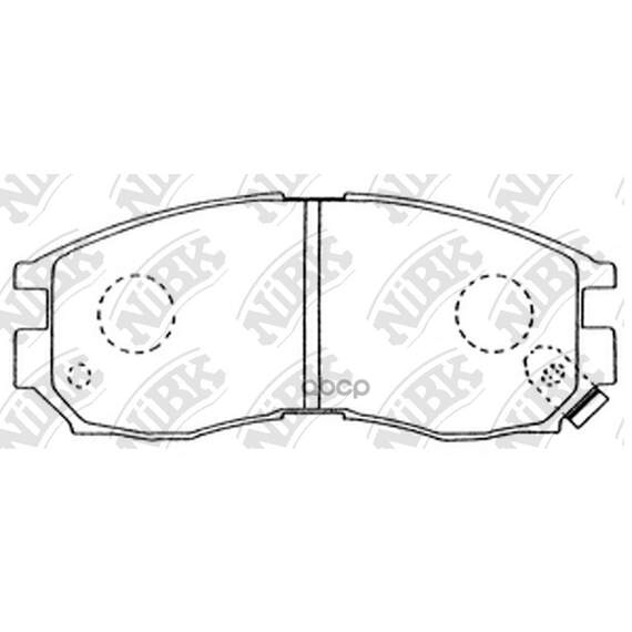 Купить КОЛОДКИ ТОРМОЗНЫЕ ДИСКОВЫЕ MITSUBISHI GALANT 2003 PN3271