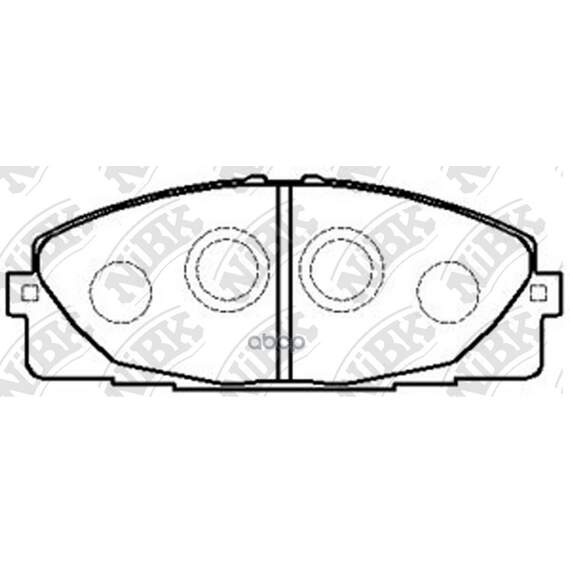 Купить КОЛОДКИ ТОРМОЗНЫЕ ДИСКОВЫЕ TOYOTA HIACE 2005 PN1516