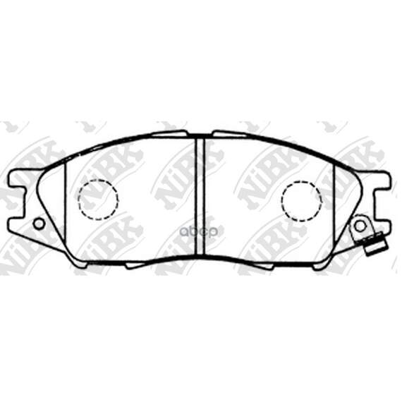 Купить КОЛОДКИ ТОРМОЗНЫЕ ДИСКОВЫЕ NISSAN SENTRA 2002 PN2435