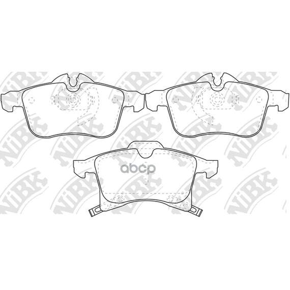 Купить КОЛОДКИ ТОРМОЗНЫЕ OPEL ASTRA G/H/ZAFIRA A ПЕРЕДНИЕ PN0355