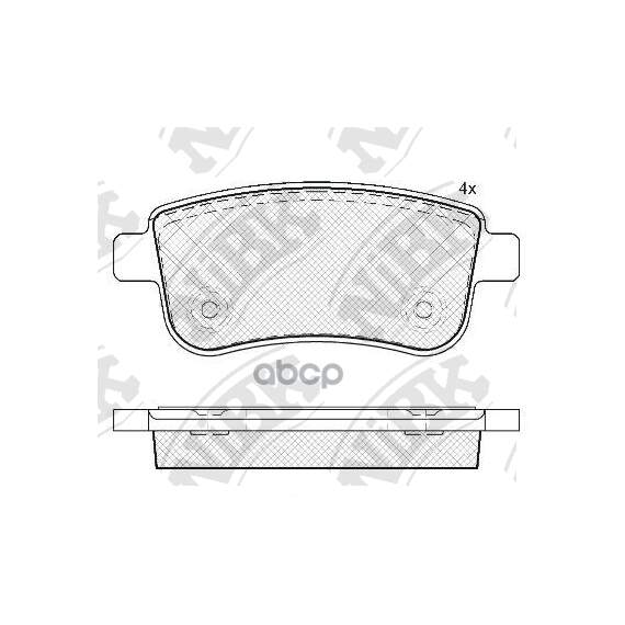 Купить КОЛОДКИ ТОРМОЗНЫЕ ДИСКОВЫЕ RENAULT MEGANE III 08-/SCENIC III 09- PN0381