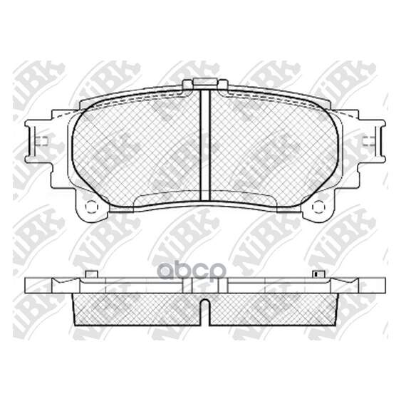 Купить КОЛОДКИ ТОРМОЗНЫЕ ДИСКОВЫЕ LEXUS RX 2008-2015 PN1846