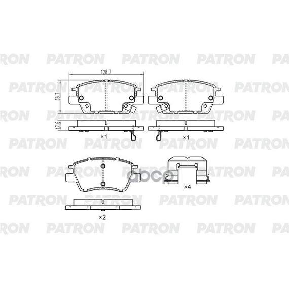 Купить КОЛОДКИ ТОРМОЗНЫЕ ДИСКОВЫЕ ПЕР. CHEVROLET BOLT CRUZE MALIBU VOLT 16- PBP289