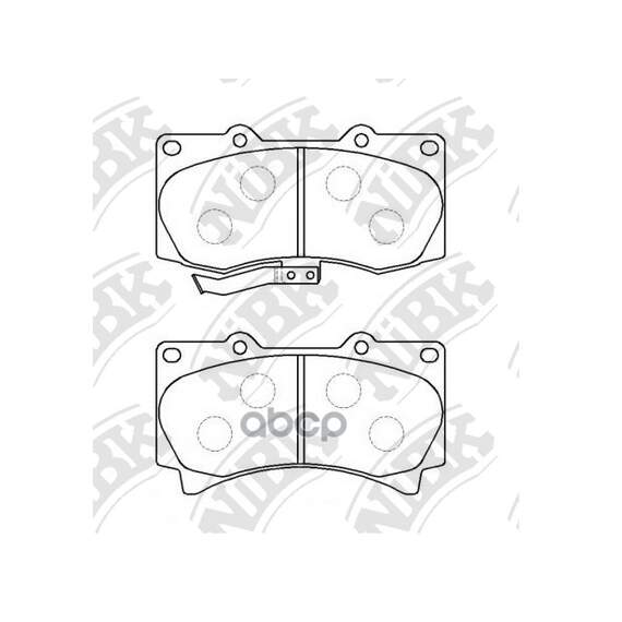 Купить КОЛОДКИ ТОРМОЗНЫЕ ДИСКОВЫЕ HUMMER H3 3.5L 05-, 5.3L 08- PN0498