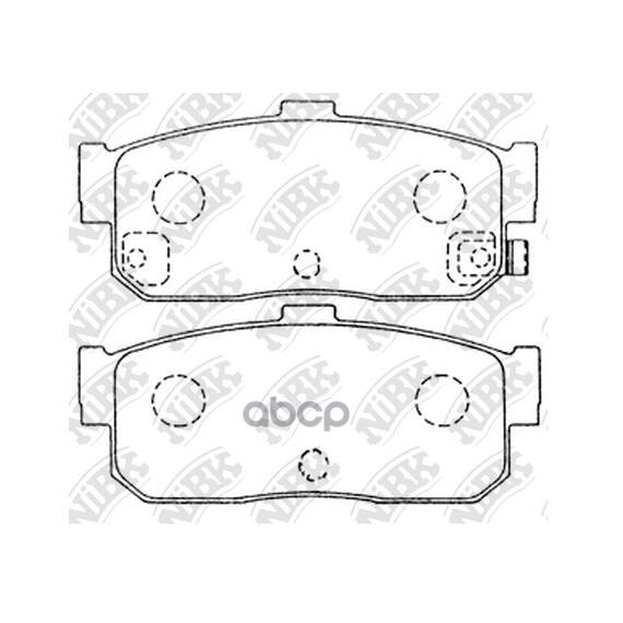 Купить КОЛОДКИ ТОРМОЗНЫЕ NISSAN ALMERA 95-/MAXIMA 95-/PRIMERA 90-98/SUNNY 87-95 ЗАДНИЕ PN2224
