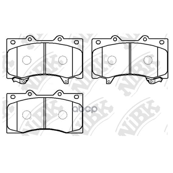 Купить КОЛОДКИ ТОРМОЗНЫЕ ДИСКОВЫЕ NISSAN PATROL 5.6 2010 PN0555