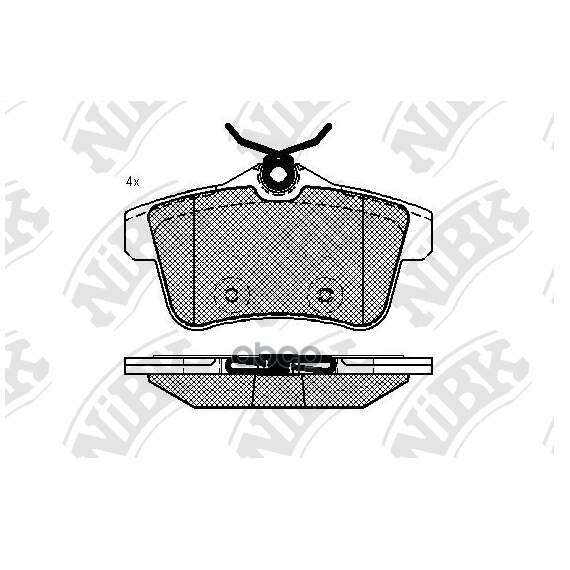 Купить КОЛОДКИ ТОРМОЗНЫЕ ДИСКОВЫЕ CITROEN C4 09-/PEUGEOT 3008/5008 09- PN0473