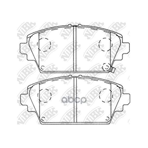 Купить КОЛОДКИ ТОРМОЗНЫЕ ПЕРЕДНИЕ NISSAN PRIMERA (P12) 02/ALMERA TINO 0005 PN8106