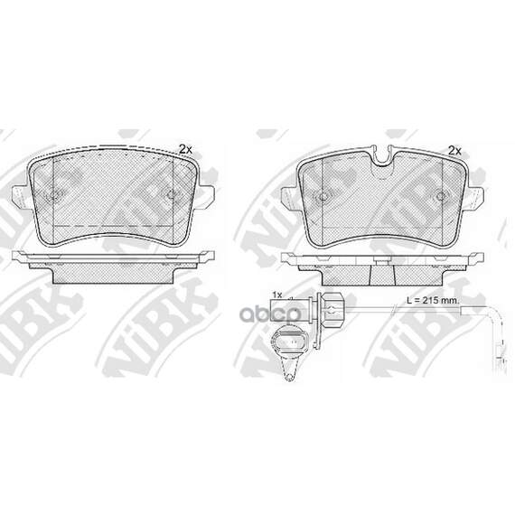 Купить КОЛОДКИ ТОРМОЗНЫЕ ДИСКОВЫЕ AUDI Q5 2008 PN0478W