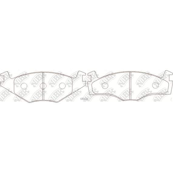 Купить КОЛОДКИ ТОРМОЗНЫЕ ДИСКОВЫЕ VW GOLF-II/III,JETTA-II,PASSAT-II/III) PN2121