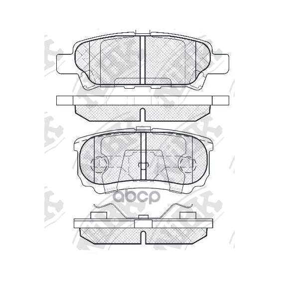 Купить КОЛОДКИ ТОРМОЗНЫЕ ЗАДНИЕ MITSUBISHI LANCER IX 03OUTLANDER 0308 PN3502