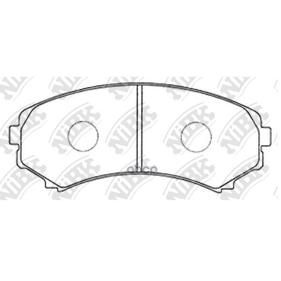 Купить КОЛОДКИ ТОРМОЗНЫЕ MITSUBISHI PAJERO III LONG WAGON 0006 3.5/2.5TD ПЕРЕДНИЕ PN3414