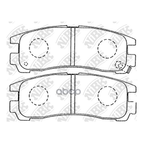 Купить КОЛОДКИ ТОРМОЗНЫЕ ДИСКОВЫЕ MITSUBISHI GALANT 92-04/PAJERO PININ 99-/SPACE WAGON 91-99 PN3174