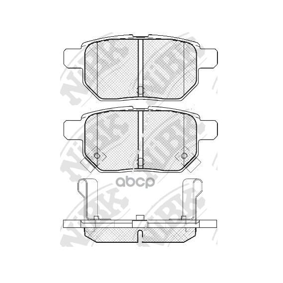 Купить КОЛОДКИ ТОРМОЗНЫЕ TOYOTA COROLLA 1.4 VVT-I 02/AURIS 1.6/1.4 07 ЗАДНИЕ PN1519