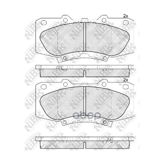 Купить КОЛОДКИ ТОРМОЗНЫЕ ДИСКОВЫЕ TOYOTA HILUX 2010 PN0548