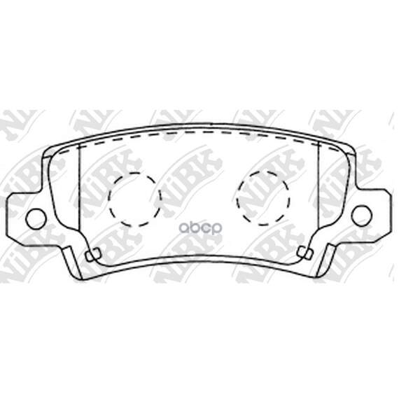 Купить КОЛОДКИ ТОРМОЗНЫЕ TOYOTA COROLLA (E12) 0206 С ДАТЧИКОМ ЗАДНИЕ PN1827