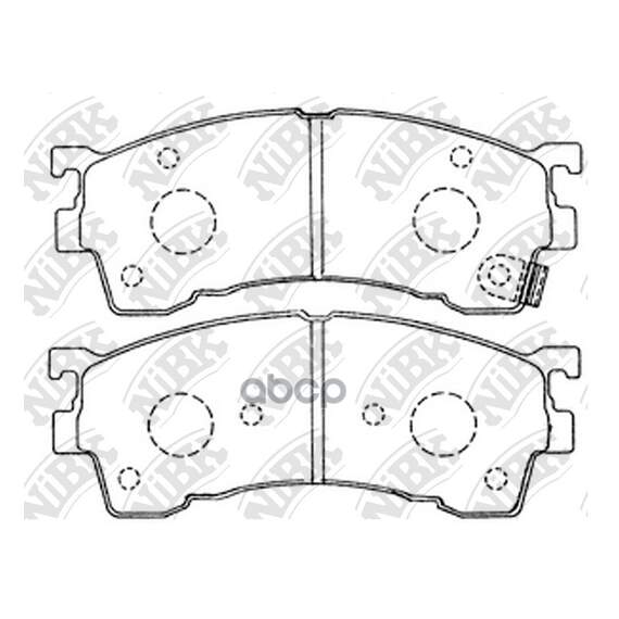 Купить КОЛОДКИ ТОРМОЗНЫЕ ДИСКОВЫЕ MAZDA CAPELLA 1998-2002 PN5239