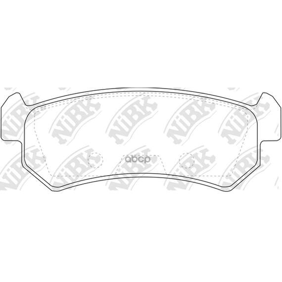 Купить КОЛОДКИ ТОРМОЗНЫЕ CHEVROLET LACETTI 03-06/DAEWOO NUBIRA ЗАДНИЕ PN0376