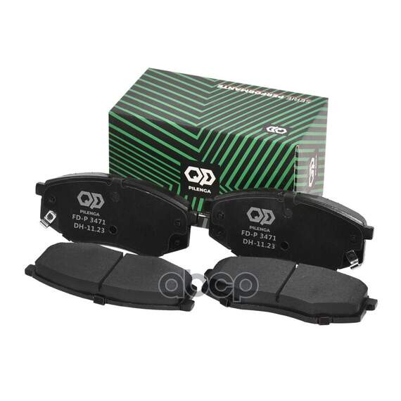 Купить КОЛОДКИ ТОРМОЗНЫЕ ДИСКОВЫЕ ПЕРЕДНИЕ HYUNDAI/KIA SOUL II FD-P3471