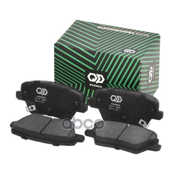 Купить КОЛОДКИ ТОРМОЗНЫЕ ДИСКОВЫЕ ЗАДНИЕ HYUNDAI/KIA CEED III (CD) FD-P3480