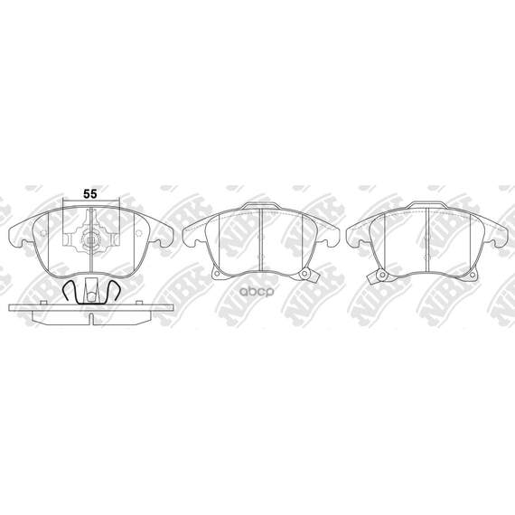 Купить КОЛОДКИ ТОРМОЗНЫЕ ДИСКОВЫЕ FORD MONDEO 15-/S-MAX 15- PN0668