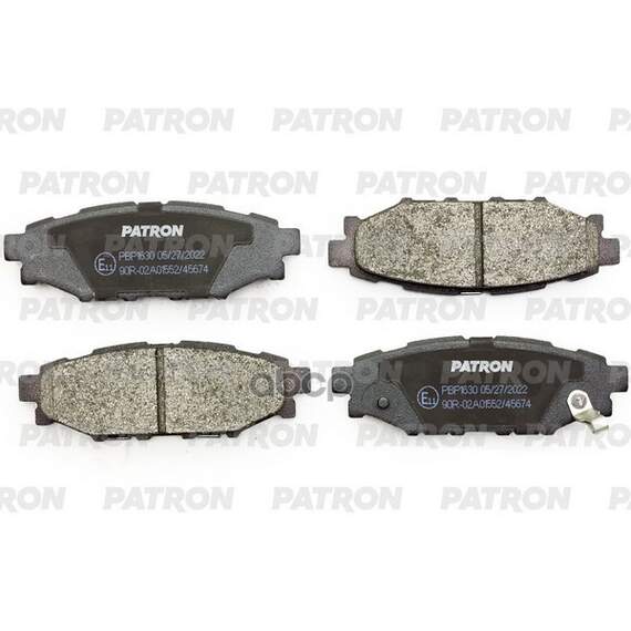 Купить КОЛОДКИ ТОРМОЗНЫЕ ДИСКОВЫЕ ЗАД. SUBARU: LEGACY IV 03-, LEGACY IV УНИВЕРСАЛ 03-, OUTBACK 03- PBP1630