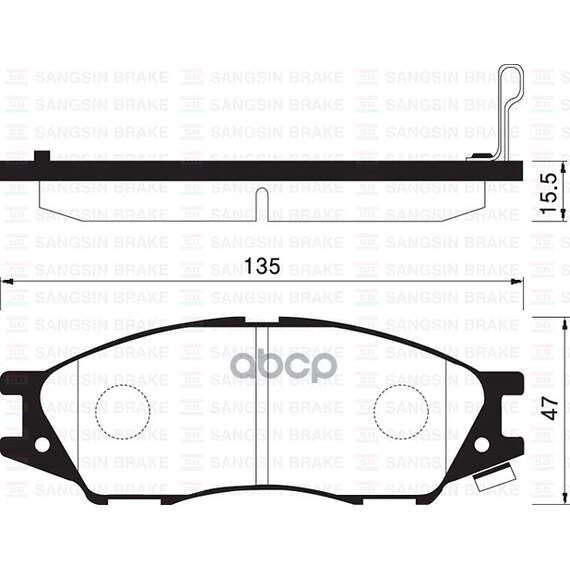 Купить КОЛОДКИ ТОРМОЗНЫЕ ДИСКОВЫЕ NISSAN ALMERA 2.5/2.2DCI 03/SUNNY ALL 99 SP1156