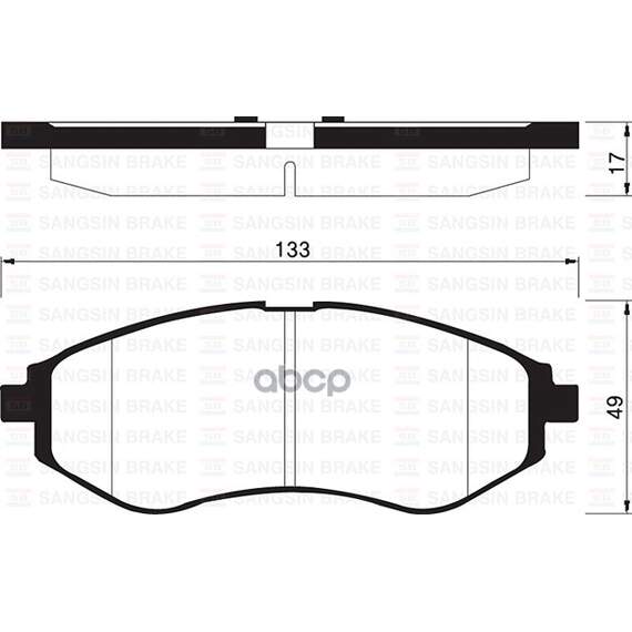 Купить КОЛОДКИ ТОРМОЗНЫЕ CHEVROLET AVEO 1.2-1.4 06- ПЕРЕДНИЕ SP1158