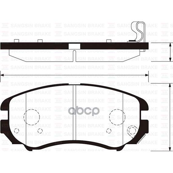 Купить КОЛОДКИ ТОРМОЗНЫЕ ДИСКОВЫЕ HYUNDAI ELANTRA 1.6/2.0I/1.6CRDI 06 SP1202
