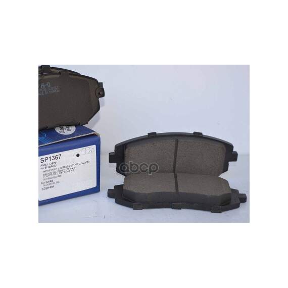 Купить КОЛОДКИ ТОРМОЗНЫЕ SUBARU FORESTER 01-/IMPREZA 01-/LEGACY 98- ПЕРЕДНИЕ SP1367