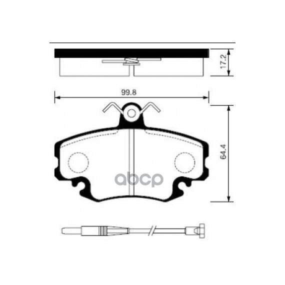Купить КОЛОДКИ ТОРМОЗНЫЕ RENAULT LOGAN 04-/SANDERO 08-/CLIO 91- ПЕРЕДНИЕ БЕЗ ДАТЧИКА SP1243