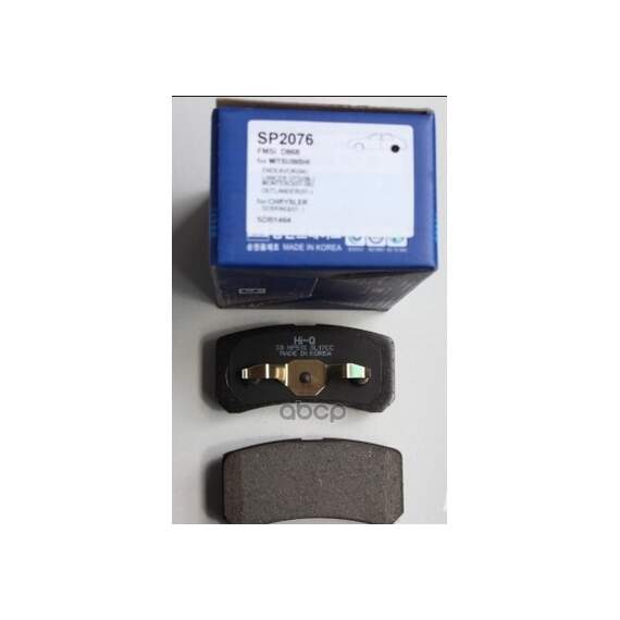 Купить КОЛОДКИ ТОРМОЗНЫЕ PEUGEOT 4007/MITSUBISHI PAJERO III/OUTLANDER 06 ЗАДНИЕ SP2076