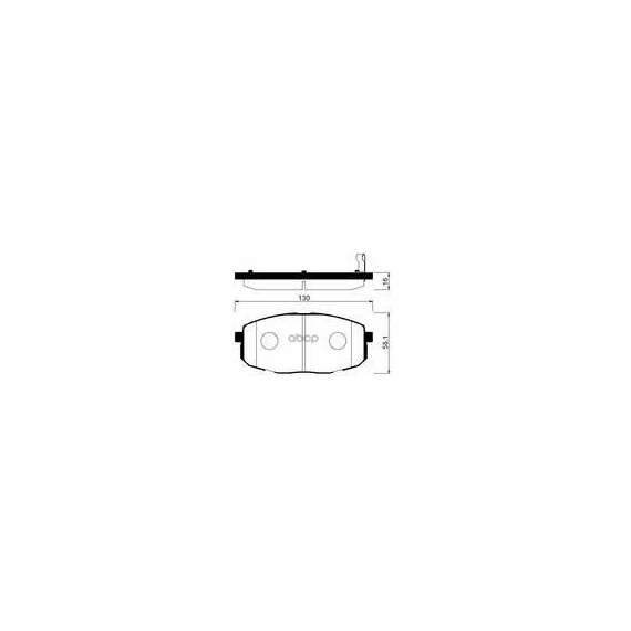Купить КОЛОДКИ ТОРМОЗНЫЕ HYUNDAI I30 07-/KIA CEED 07-/CARENS 02- ПЕРЕДНИЕ SP1240