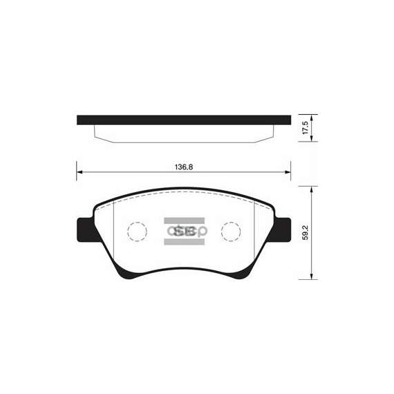 Купить КОЛОДКИ ТОРМОЗНЫЕ RENAULT KANGOO 01-/MEGANE II 02-/SCENIC II 03- ПЕРЕДНИЕ SP1413