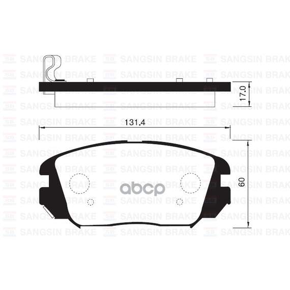 Купить КОЛОДКИ ТОРМОЗНЫЕ HYUNDAI SONATA V(NF)/KIA OPIRUS 05- ПЕРЕДНИЕ SP1182