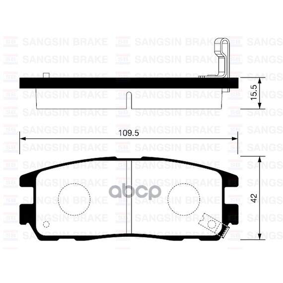 Купить КОЛОДКИ ТОРМОЗНЫЕ GREAT WALL HOVER/ISUZU TROOPER/OPEL FRONTERA B ЗАДНИЕ SP2089