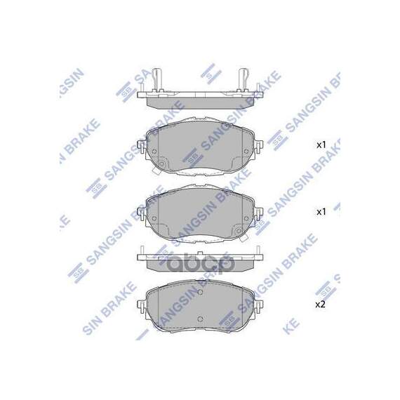 Купить КОЛОДКИ ТОРМОЗНЫЕ TOYOTA AURIS 12-/COROLLA 13- ПЕРЕДНИЕ SP1700