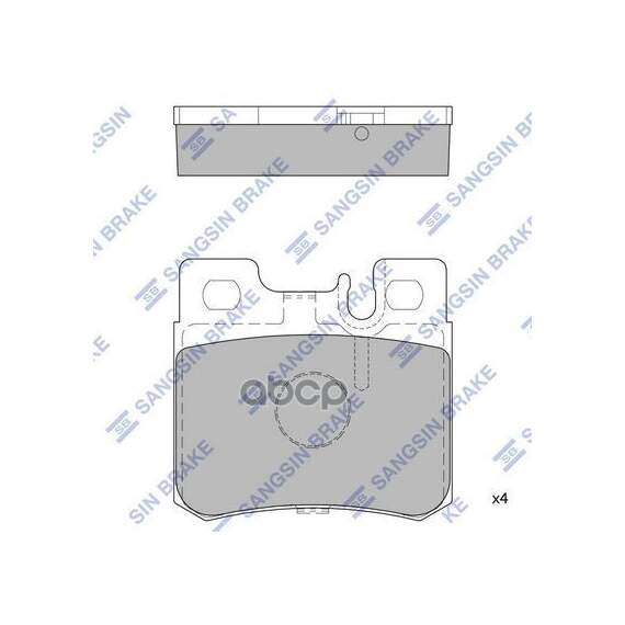 Купить КОЛОДКИ ТОРМОЗНЫЕ MERCEDES W210/W202/W124/W201/R129/R170/A208 CLK ЗАДНИЕ SP1921