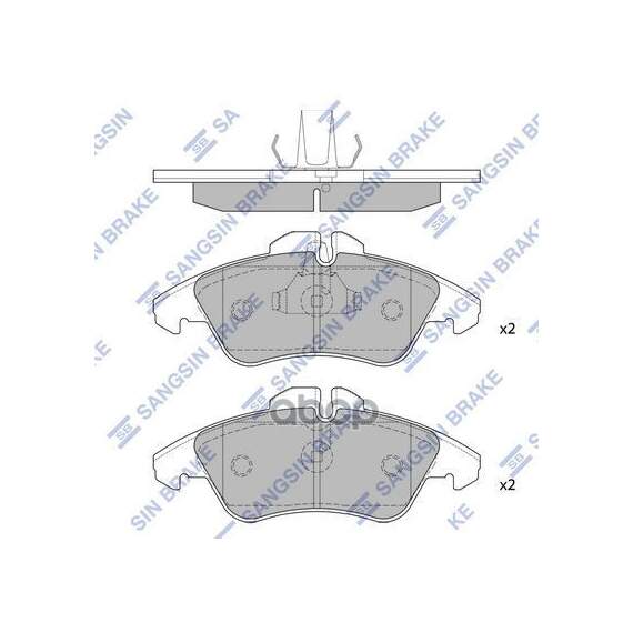Купить КОЛОДКИ ТОРМОЗНЫЕ ДИСКОВЫЕ MB VITO/SPRINTER, VW LT II 28-35 96 SP1273A