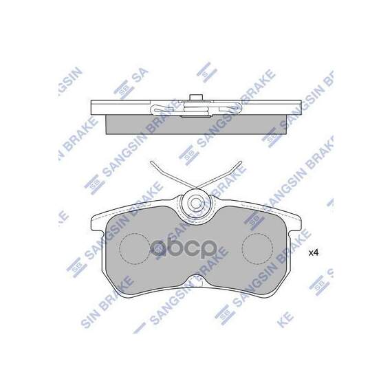 Купить КОЛОДКИ ТОРМОЗНЫЕ FORD FOCUS 9805/FIESTA 12- ЗАДНИЕ SP1865