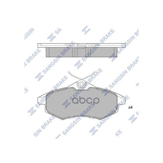 Купить КОЛОДКИ ТОРМОЗНЫЕ ДИСКОВЫЕ CITROENC2/C3 1.1I/1.4I/1.4HDI 02 SP1747