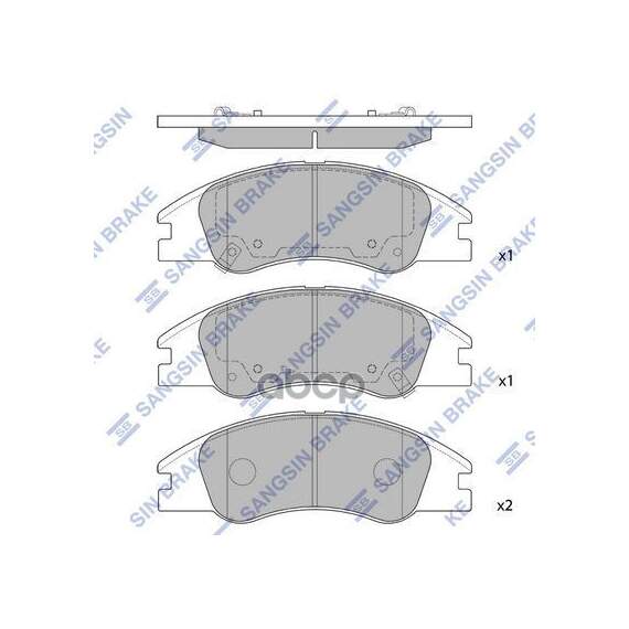 Купить КОЛОДКИ ТОРМОЗНЫЕ KIA CERATO/SPECTRA 04- ПЕРЕДНИЕ SP1167