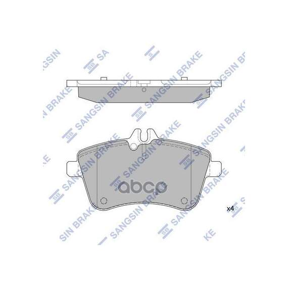 Купить КОЛОДКИ ТОРМОЗНЫЕ ДИСКОВЫЕ MB W169 2.0CDI OM640.941 04/W245 1.8CDI OM640.940 05 SP1989