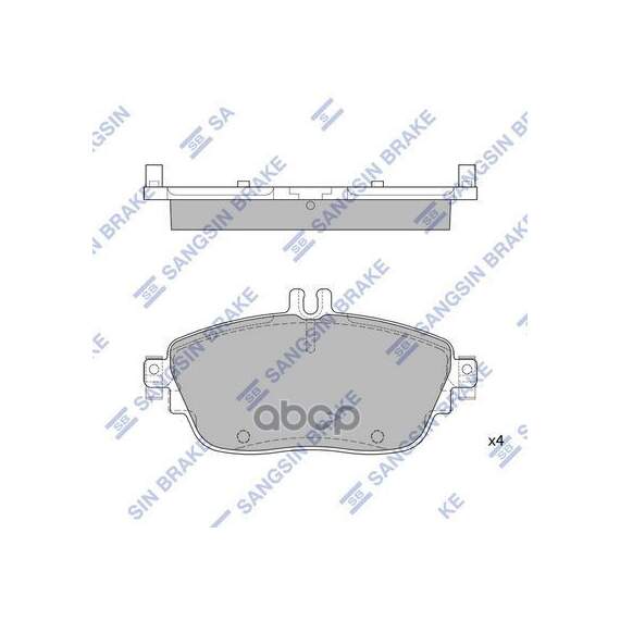 Купить КОЛОДКИ ТОРМОЗНЫЕ ДИСКОВЫЕ MB W176/W246 1.5-2.2I/CDI 11 SP1966