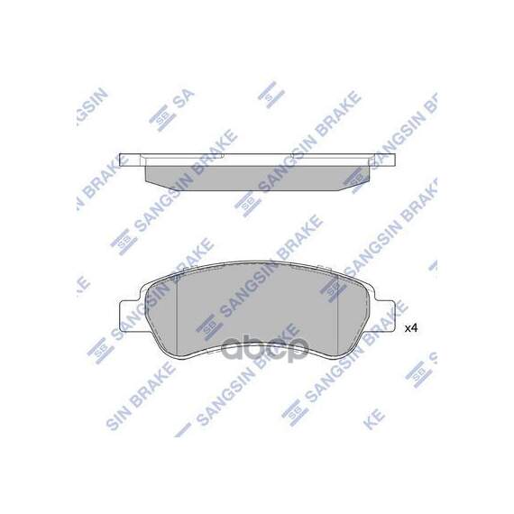 Купить КОЛОДКИ ТОРМОЗНЫЕ ДИСКОВЫЕ CITROEN JUMPER 2.2HDI 06 SP1727