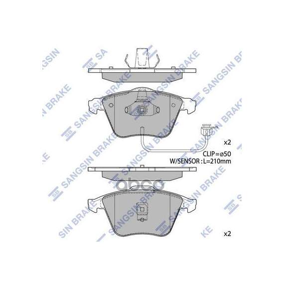 Купить КОЛОДКИ ТОРМОЗНЫЕ ДИСКОВЫЕ AUDI A6 2.4/2.7/3.0/2.5TDI/QUATTRO 01 SP1705