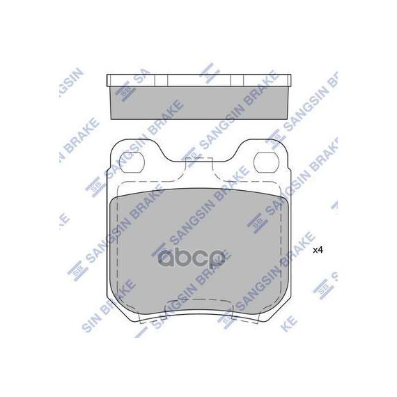 Купить КОЛОДКИ ТОРМОЗНЫЕ ДИСКОВЫЕ OPEL OMEGA A/B/VECTRA В 1.6-2.2DTI 87-03 SP1760