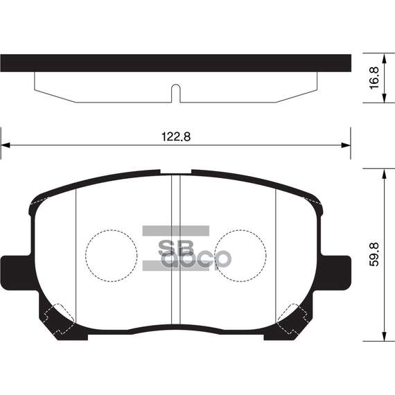 Купить КОЛОДКИ ТОРМОЗНЫЕ ДИСКОВЫЕ TOYOTA AVENSIS VERSO 2.0VVT-I/2.0D4-D 01 SP1373